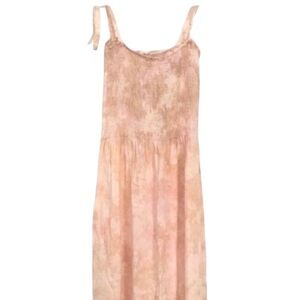 NWOT Kiwi + Punch Tie Strap Desert Storm Maxi Dress